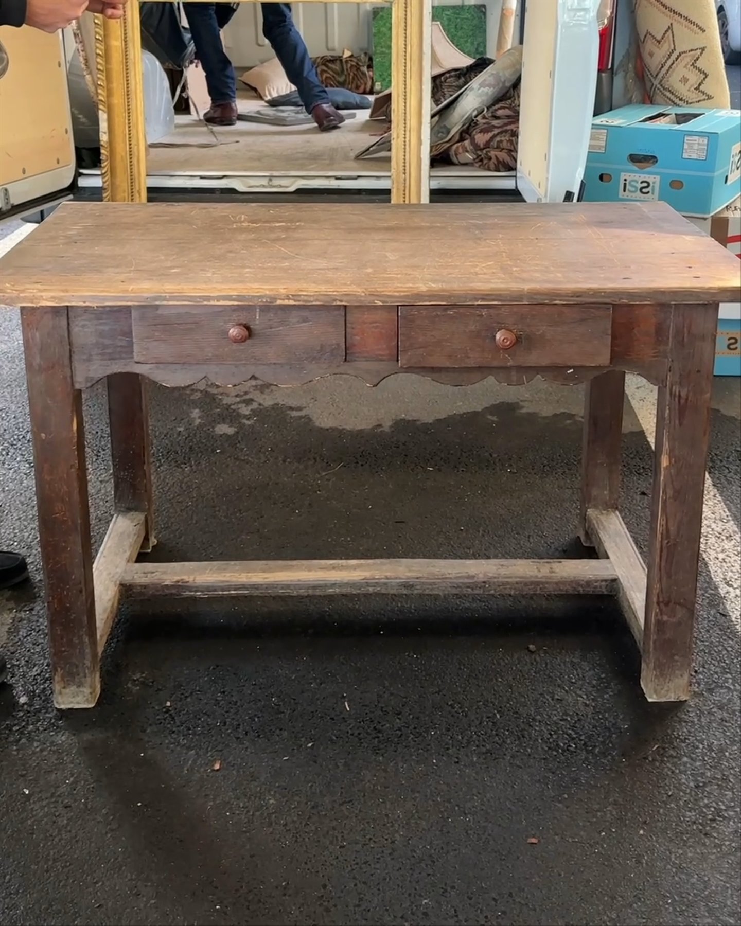 Scalloped Desk