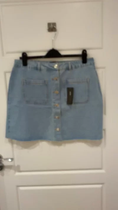 Papaya Mini Denim Skirt size 14