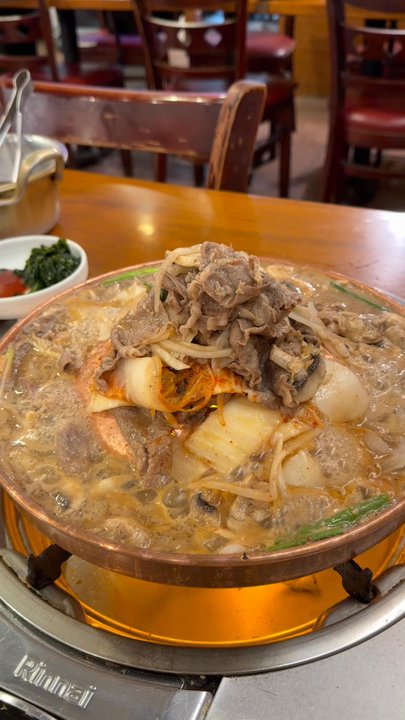 Kum Sung BBQ - Bulgogi with grandpas kimchi - Korean Near Me - Flushing, New York