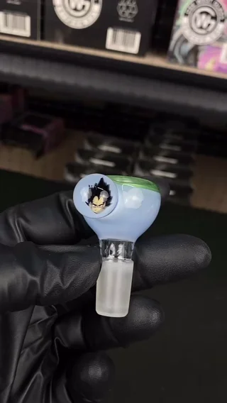 Preview pic of 14mm Single Hole Bowl Slide by Keys Glass