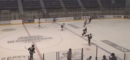 Brendon Baldinger's Smart Assist Leads to a Stunning Goal!