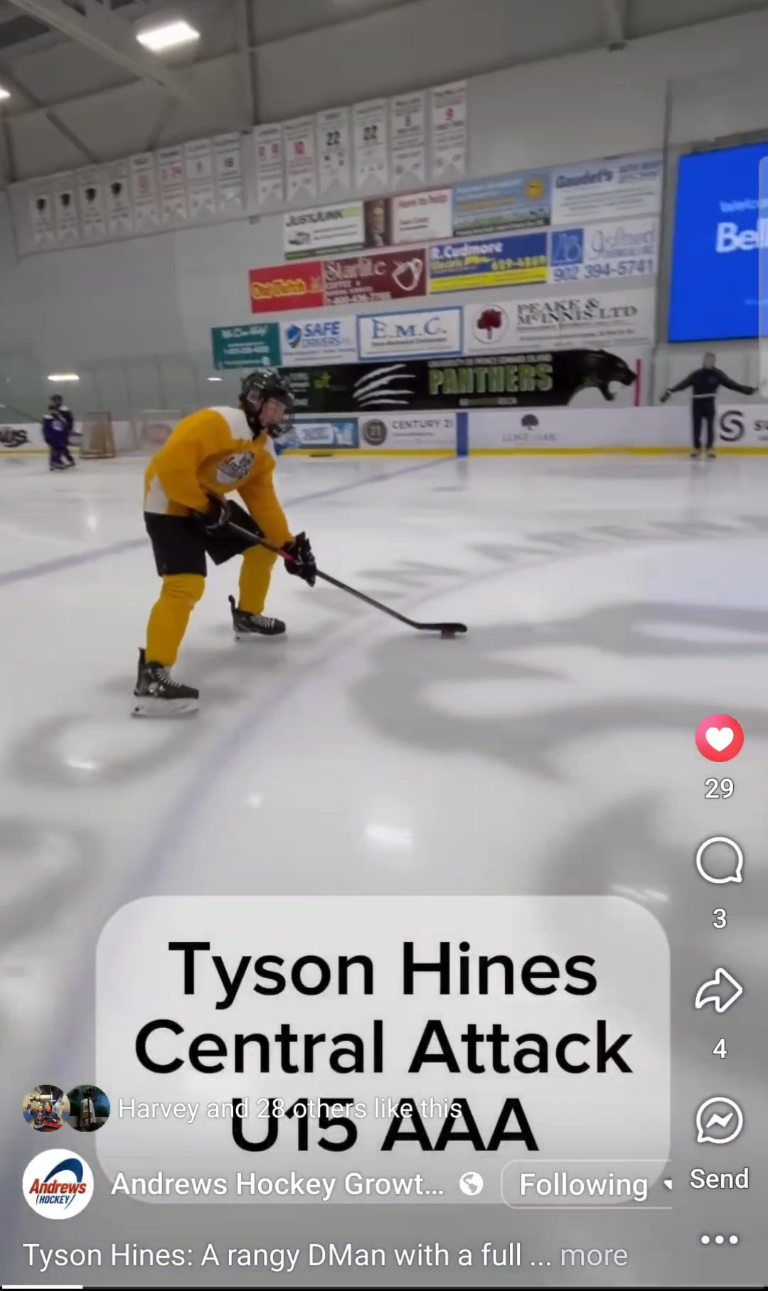 Tyson Hines: Elite Training Highlights at Andrews Hockey Academy
