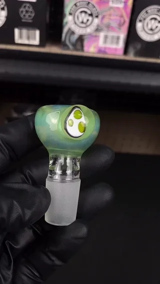 Preview pic of 18mm Single Hole Bowl Slide by Keys Glass