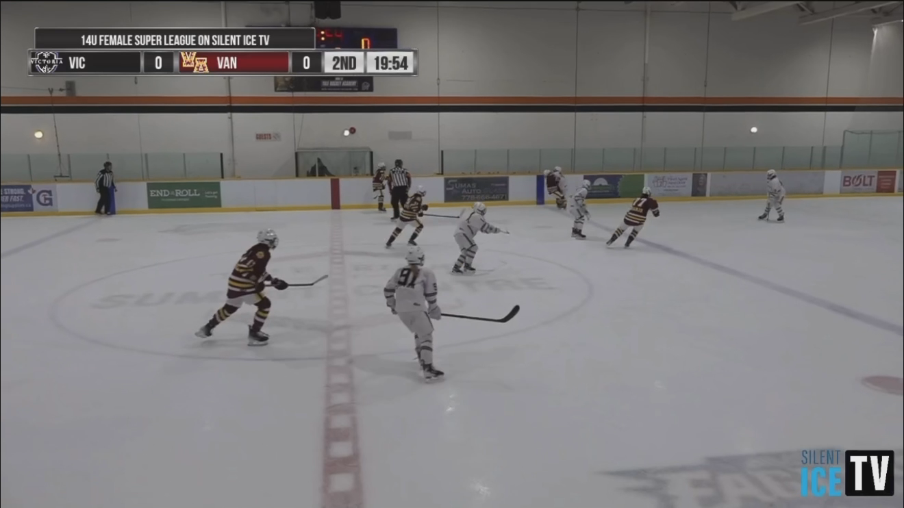 Delaney Wade's Tone Setting Hit | Victoria Hockey Academy 14U Highlights