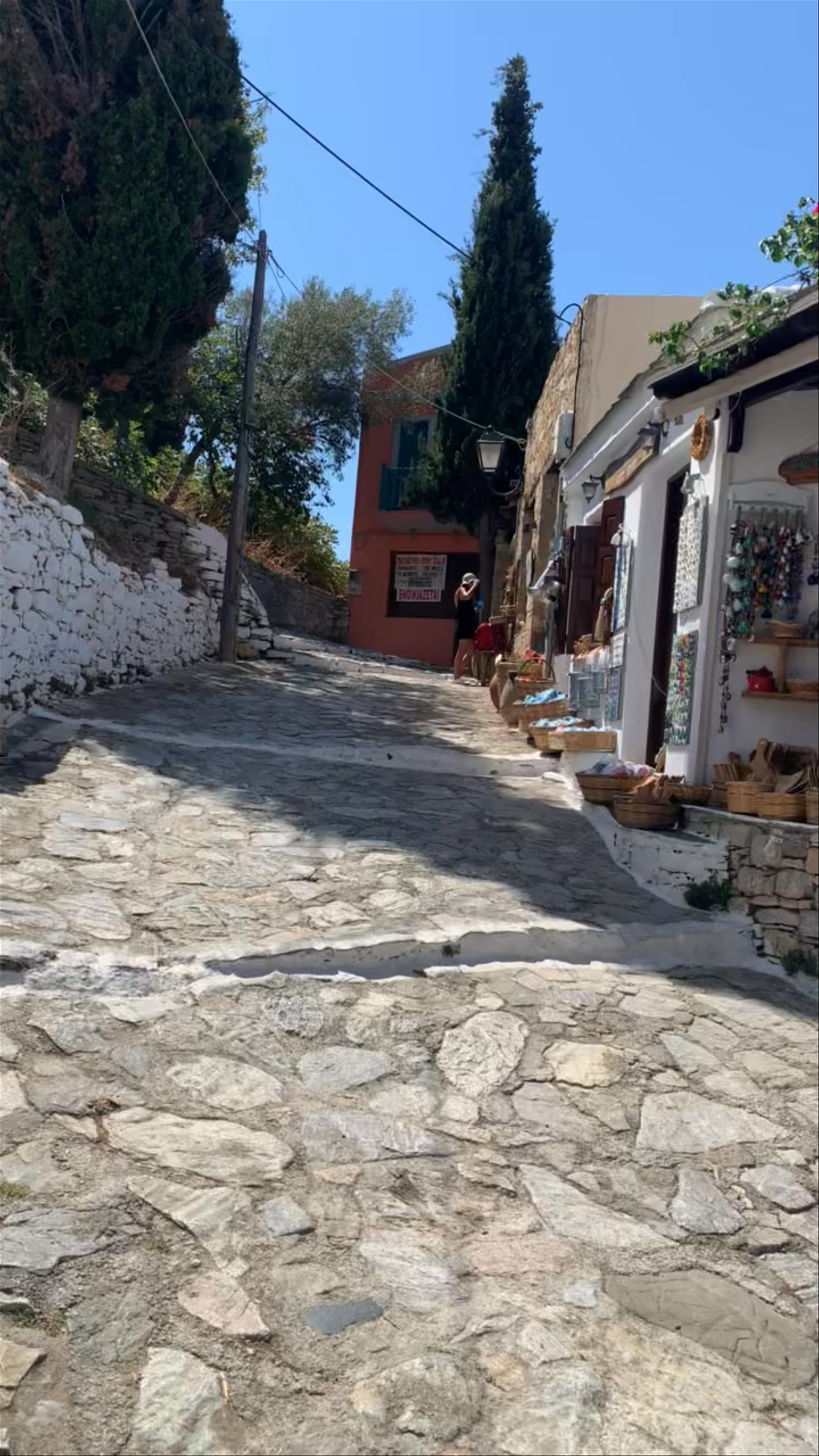 Barbarossa Alonissos: A Charming Greek Island Alleyway