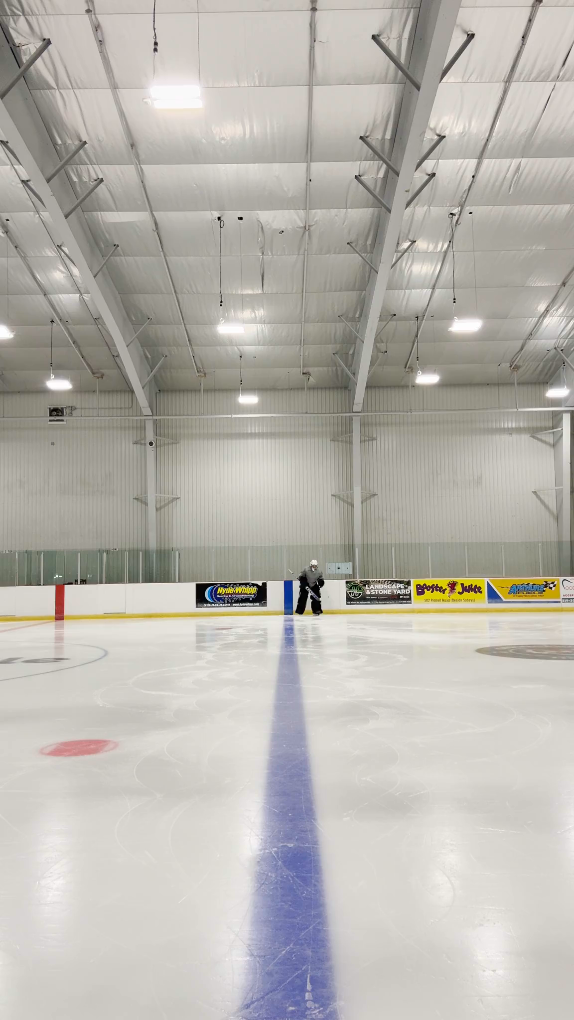 ice skating with movement