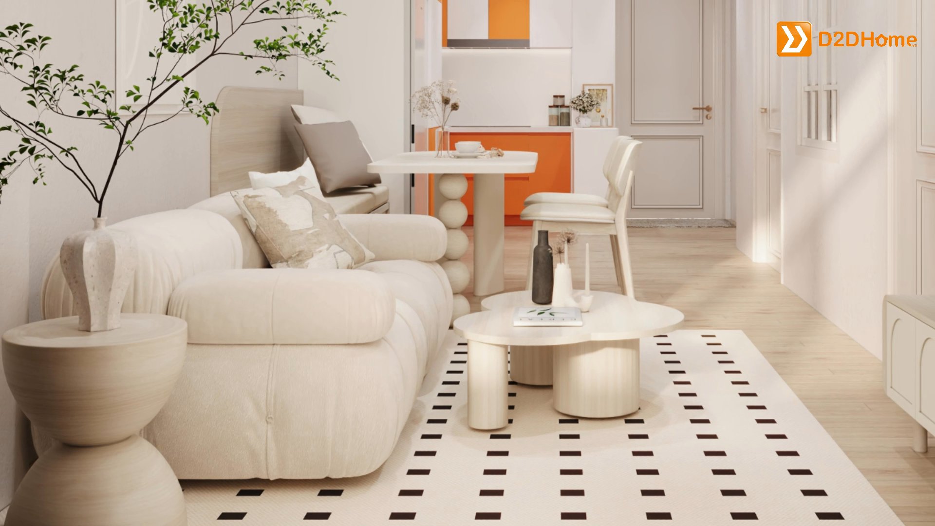 CẢI TẠO CĂN HỘ 2PN CHỊ SU