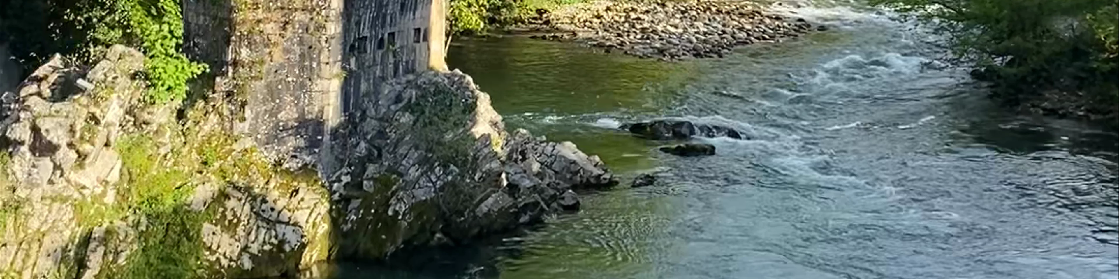 Roman bridge in Cangas de Onis