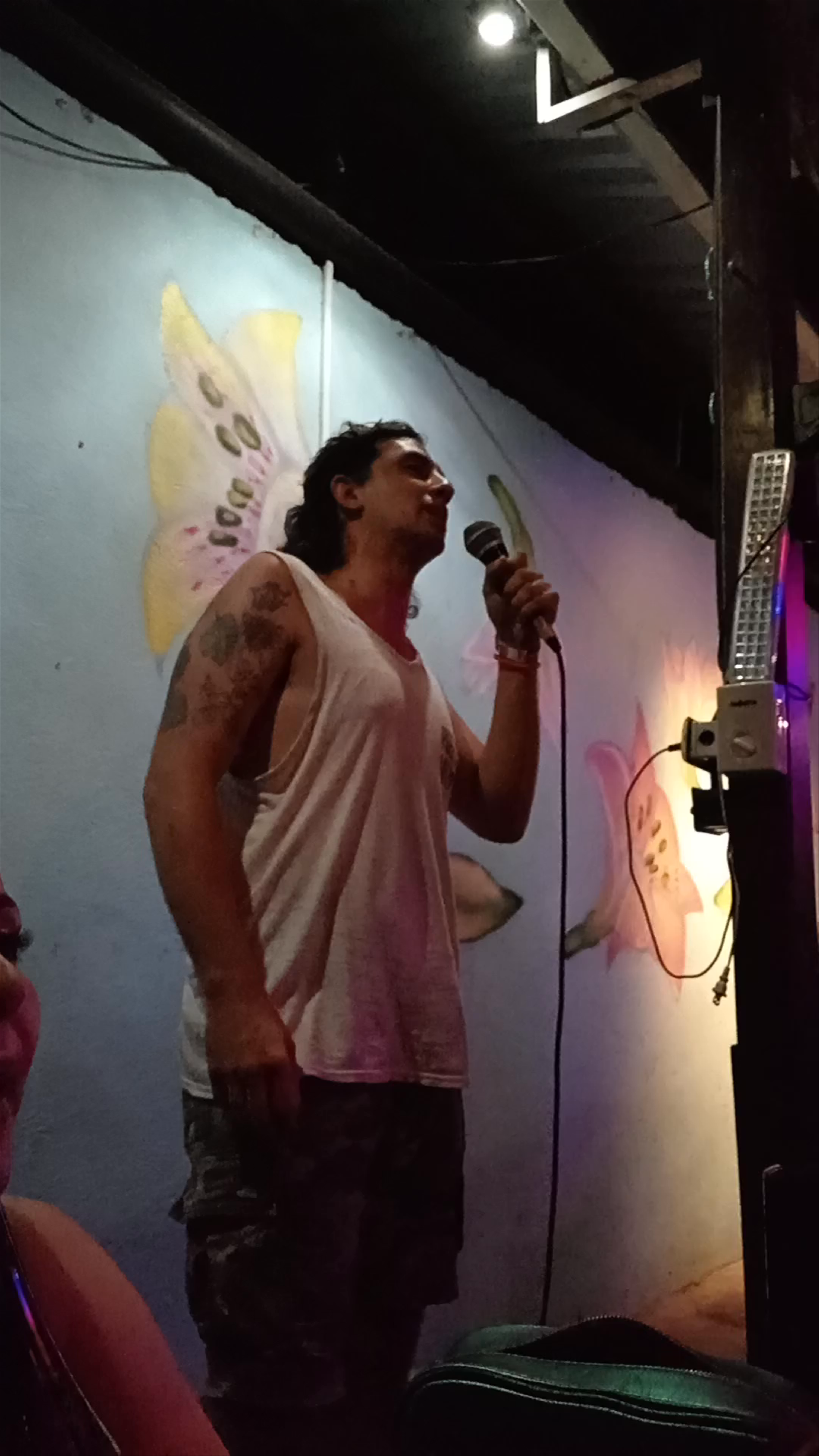Live Open Mic Night at Green Monkey Hostel, Flores