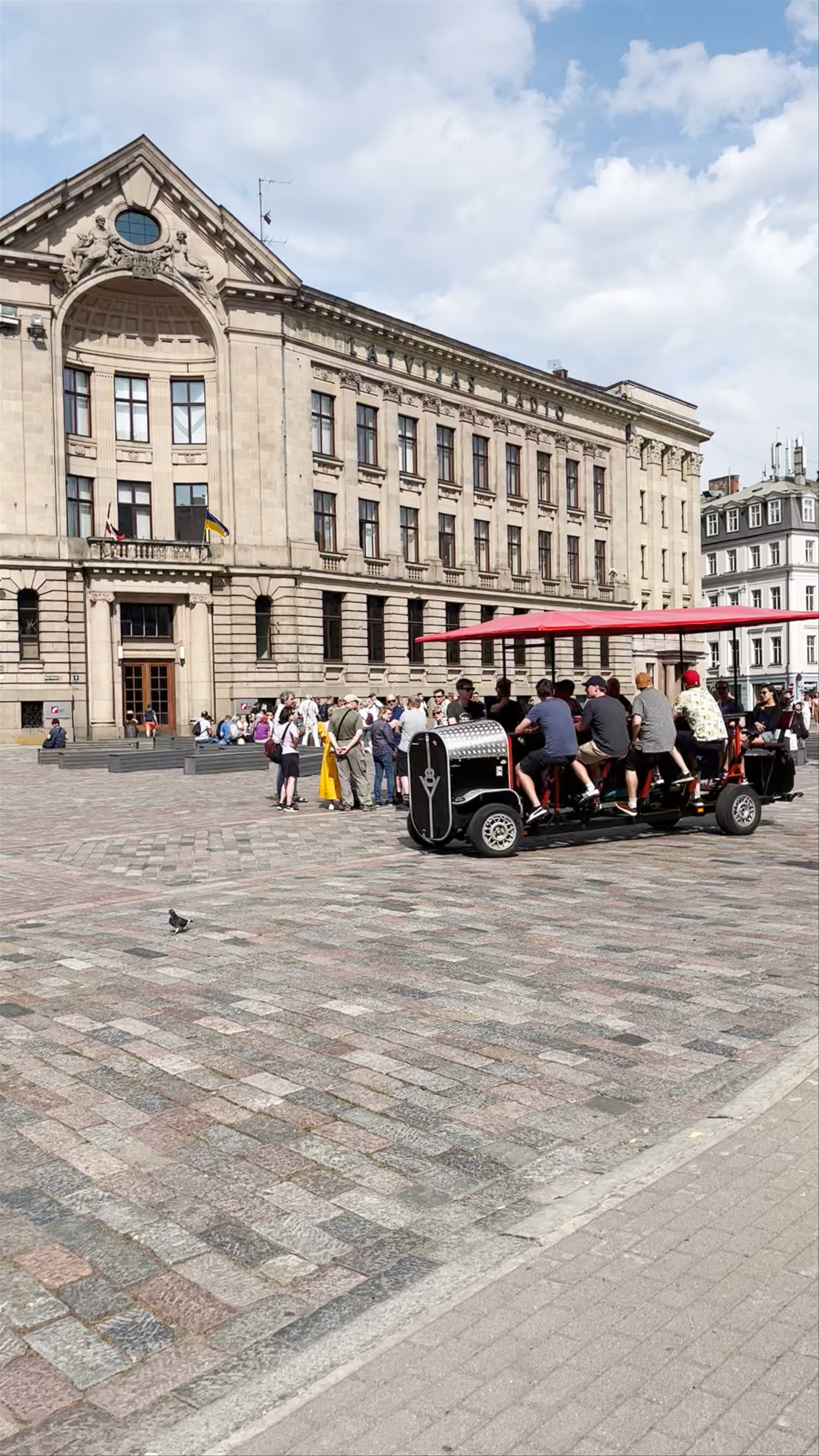 Cycling Pedal Party in Riga Old Town