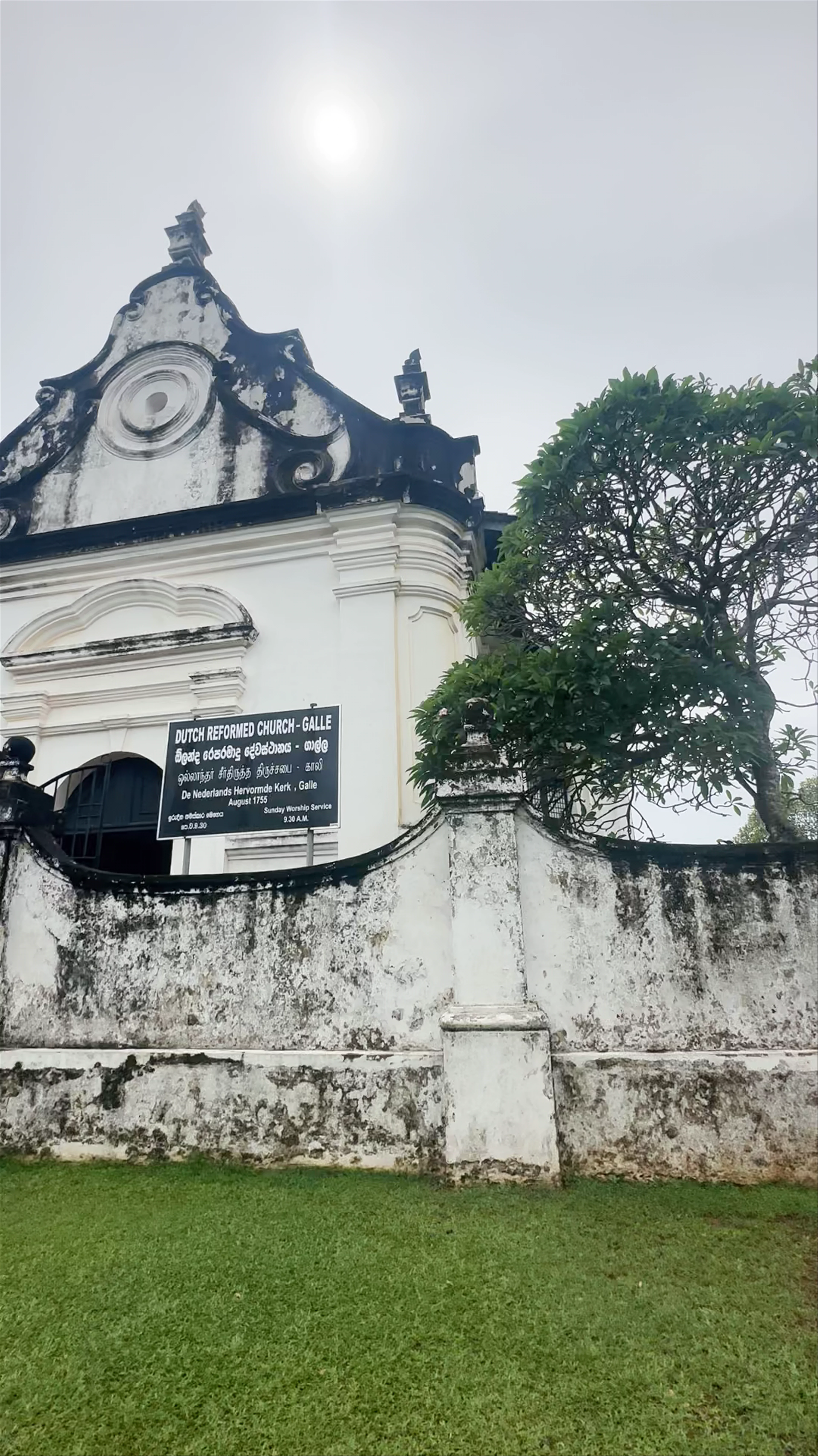 Groote Kerk - Dutch Reformed Church Galle Fort