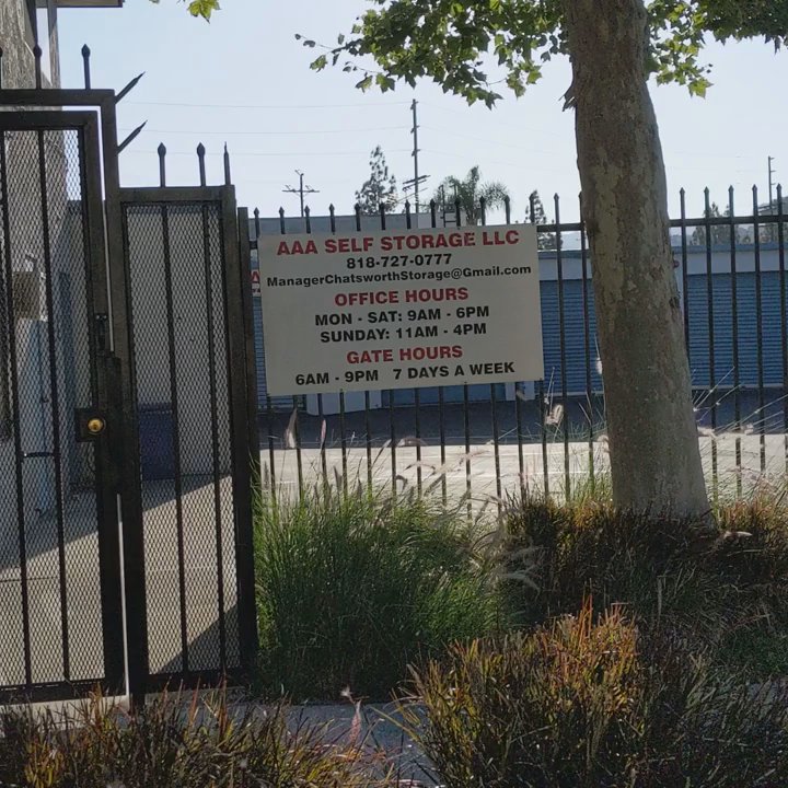 AAA Self Storage - Entrance - Self Storage Near Me - Chatsworth, California