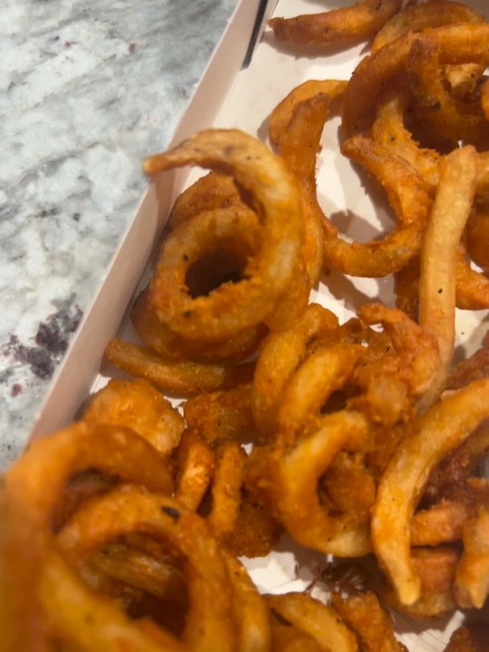 Jack in the Box - Roaches hiding in the curly fries. And inside the burger wrapping - Fast Food Near Me - Vacaville, California
