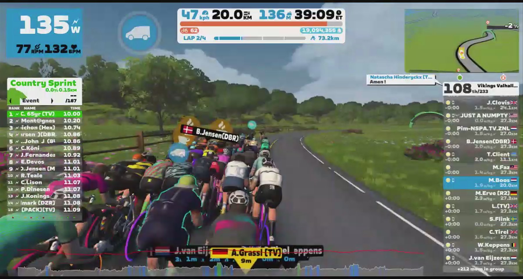 Zwift - Group Ride: Vikings Valhalla Sunday Skaal ride (D) on Wandering Flats in Makuri Islands
