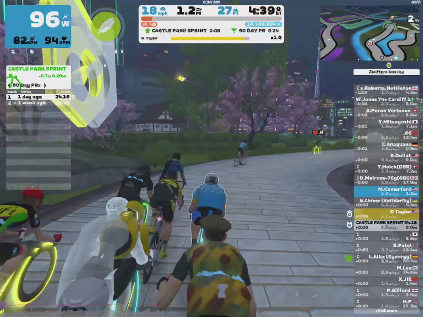 Zwift - Pacer Group Ride: Makuri 40 in Makuri Islands with Taylor