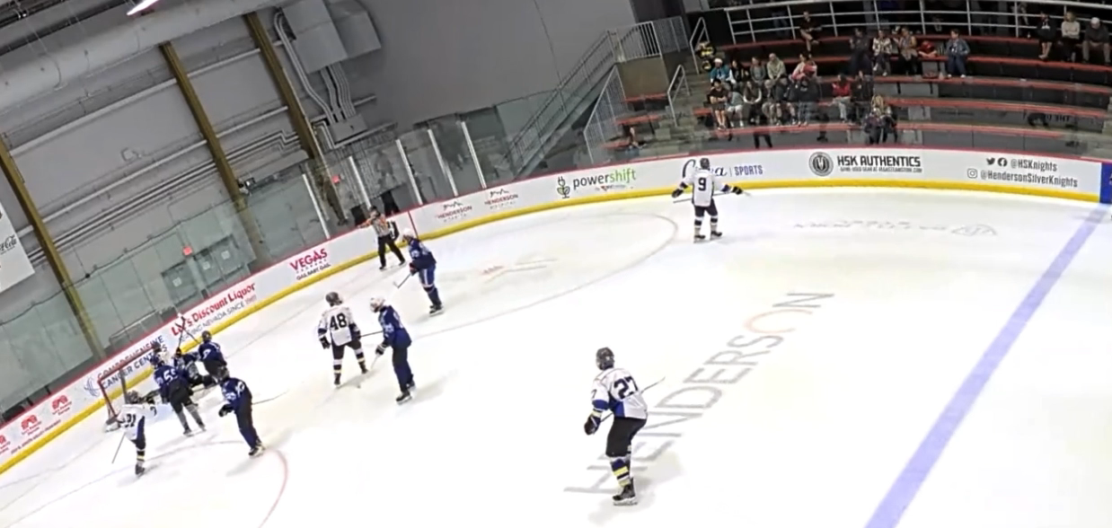 Coleton Flood's Deceptive Blue Line Play Leads to Precision Goal