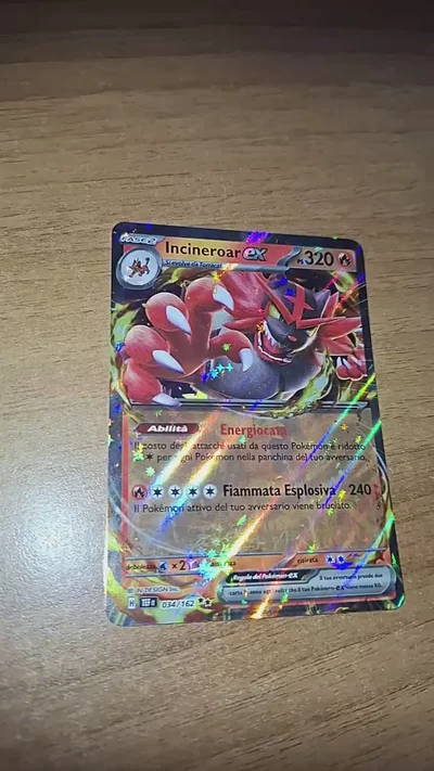 Pokemon Incineroar Ex 034/162 [tef]