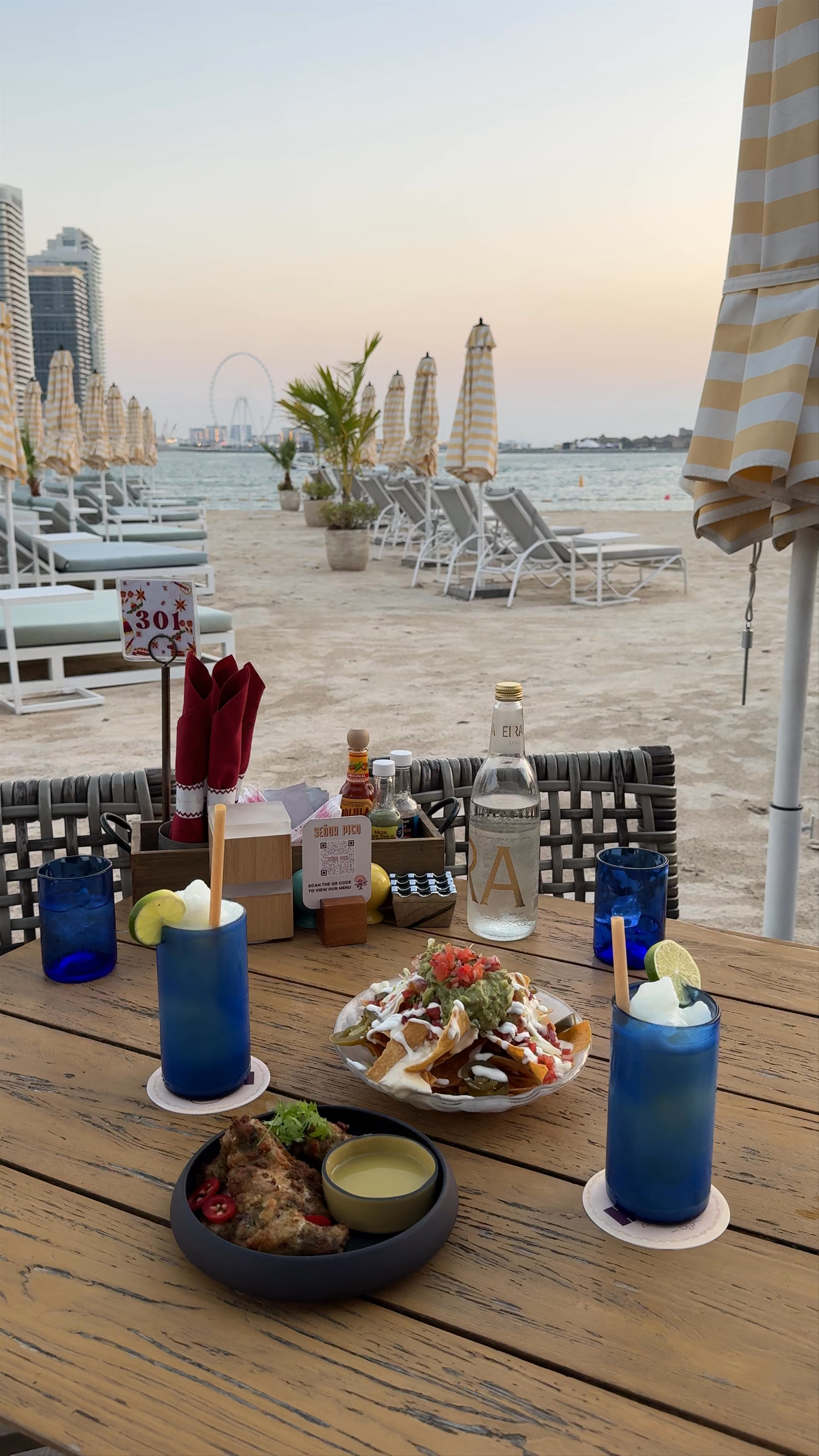 Señor Pico at Palm West Beach: Sunset Dining with a Coastal Dubai View