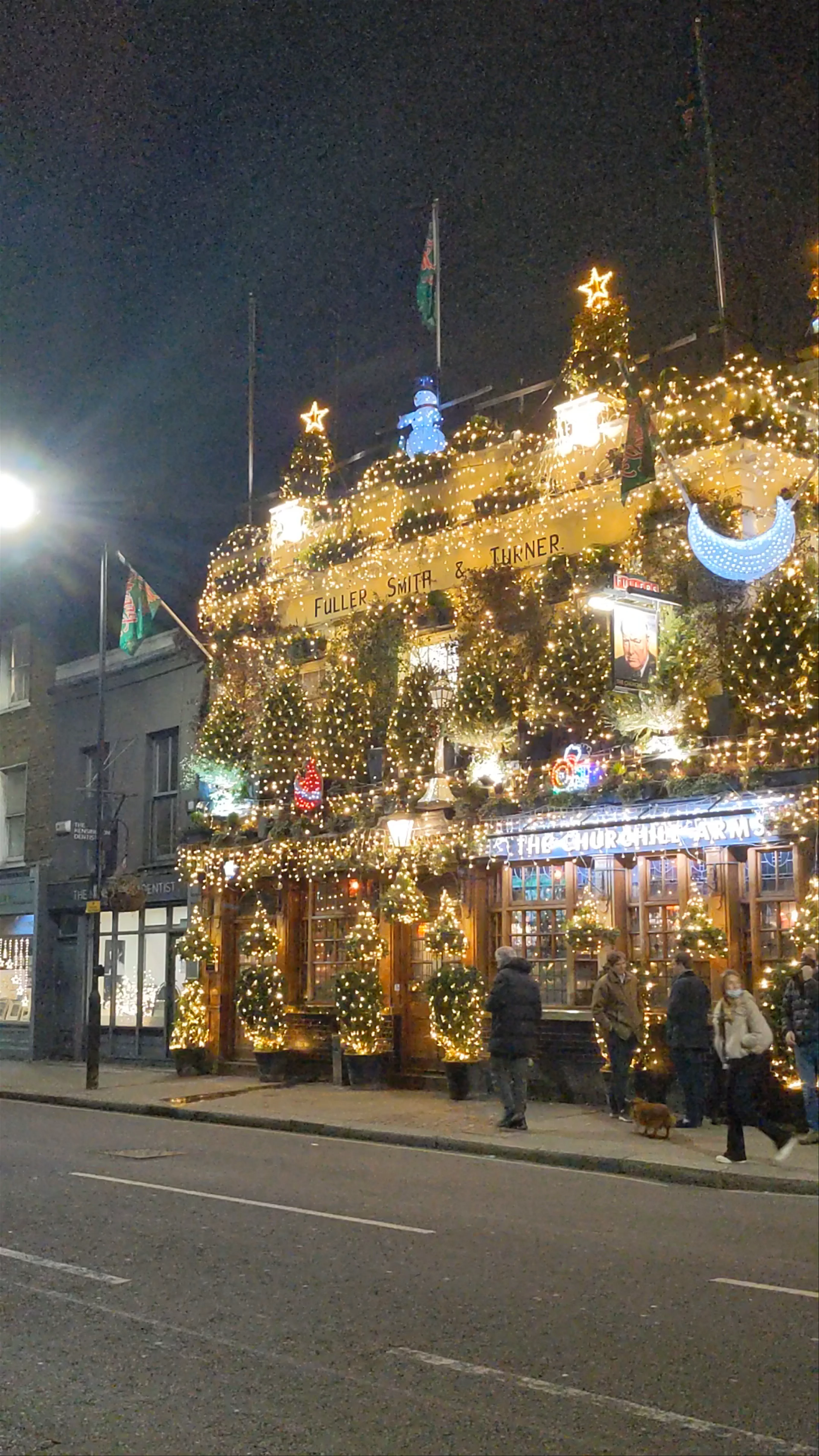 The Churchill Arms, Kensington Church Street, London, UK