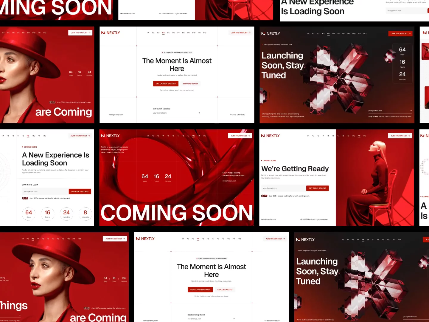 New 13 pages coming soon design is ready. It will be ready for Framer very soon! 🔥