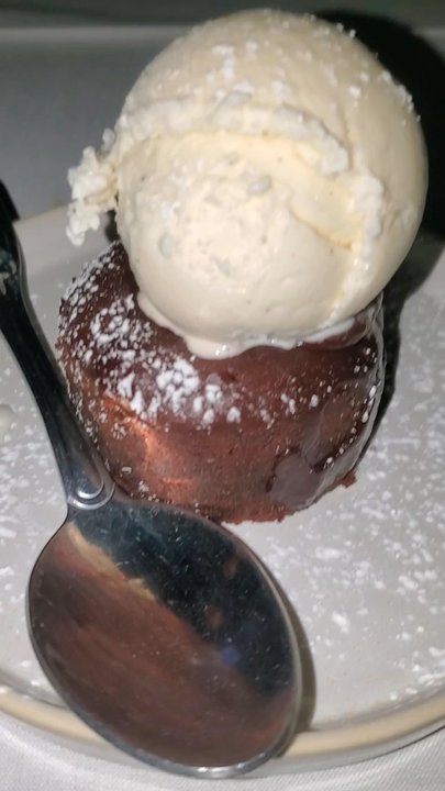 CHoP Chandler - Molten chocolate cake with ice cream - Steakhouses Near Me - Chandler, Arizona