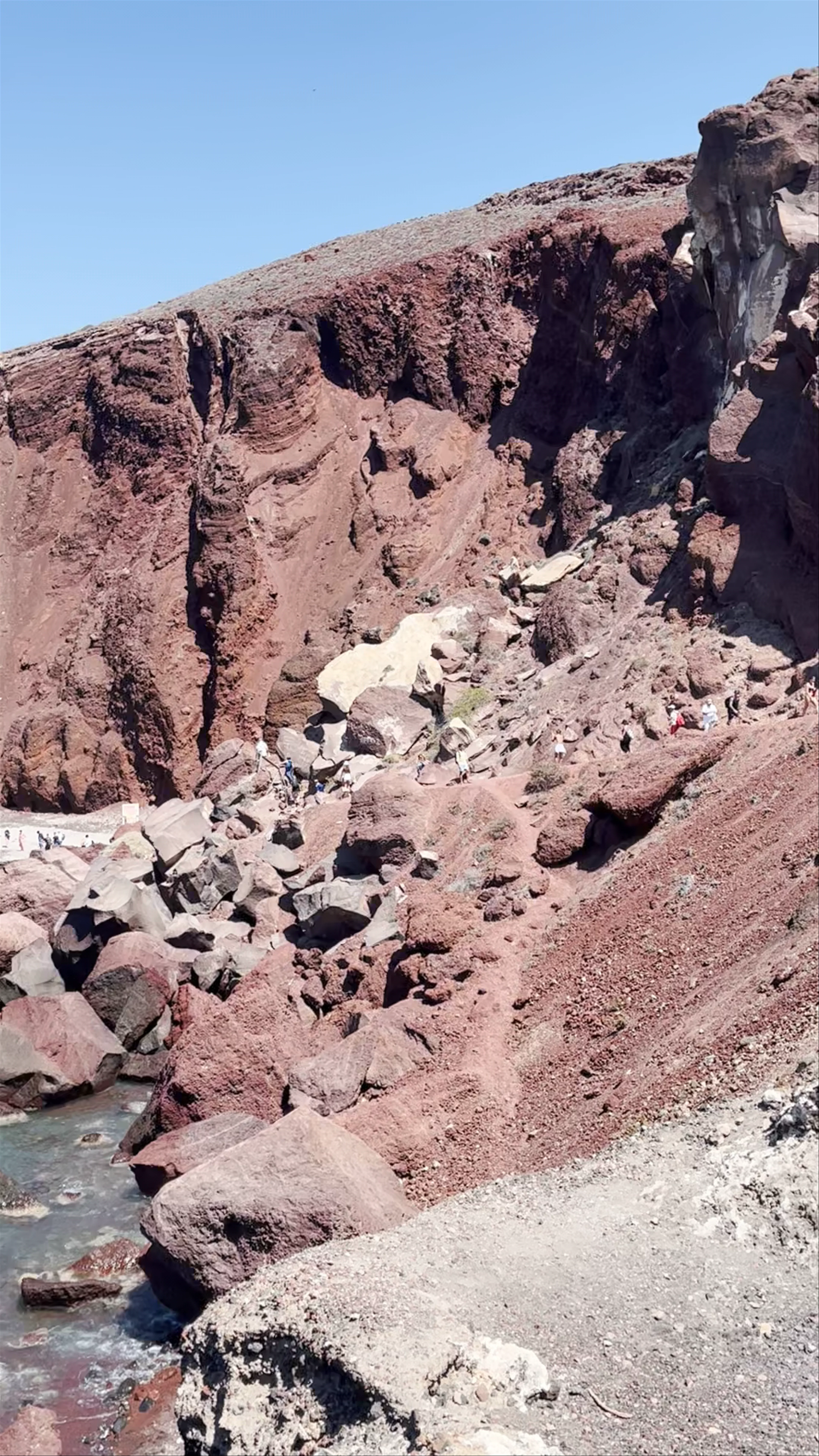Red Beach, Santorini
