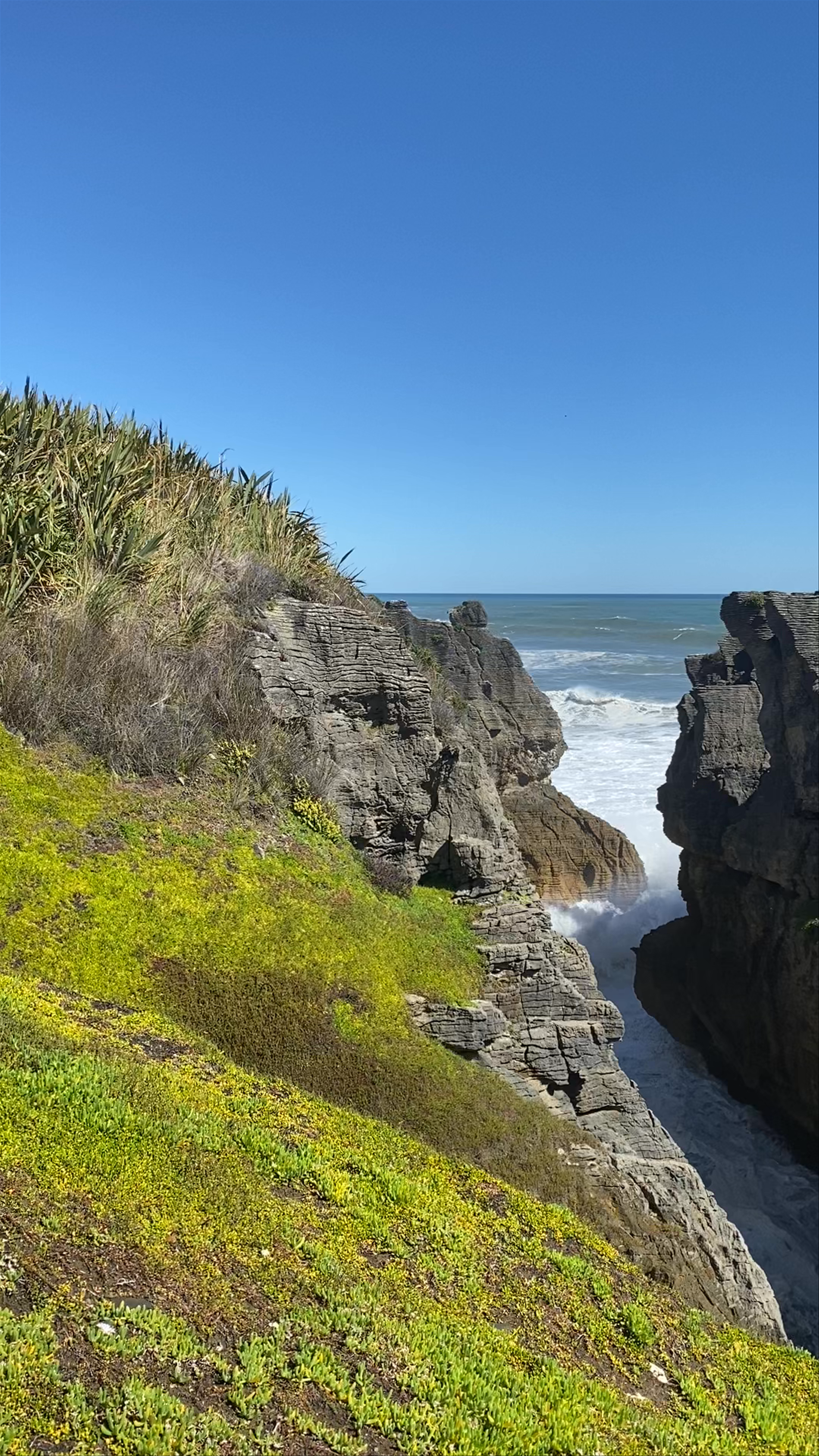 Pancake Rocks Lookout Pancake Rocks and Blowholes Walk