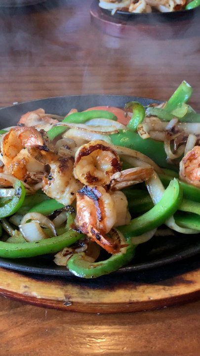 Eduardo's Mexican Restaurant - Sizzling Shrimp Fajitas! - Mexican Near Me - Corona, California