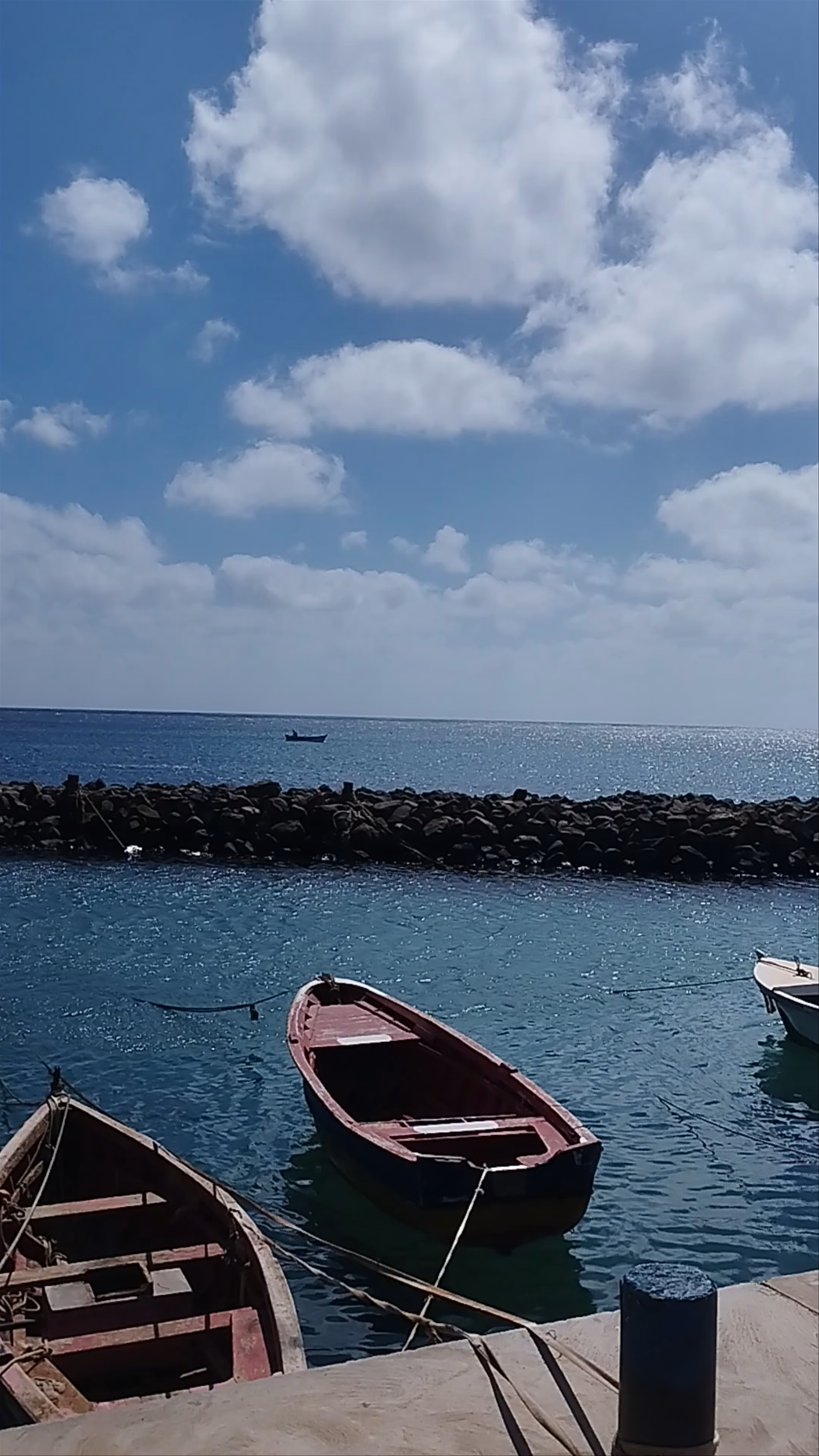 Tranquil Seaside Views at Farol de Pedra de Lume, Sal, Cabo Verde