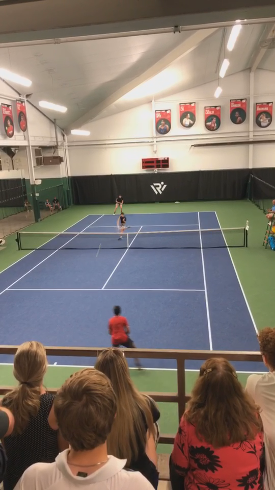 "Match point semi finals at State" - Keenan Haws's Tennis Videos | FieldLevel