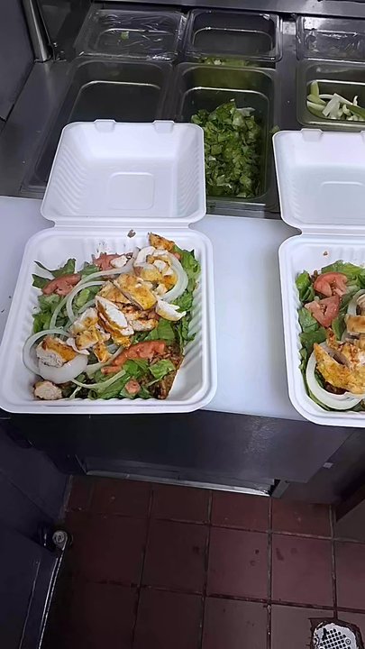 Cluck U Chicken - Grilled chicken salad   !!! - Fast Food Near Me - Linden, New Jersey