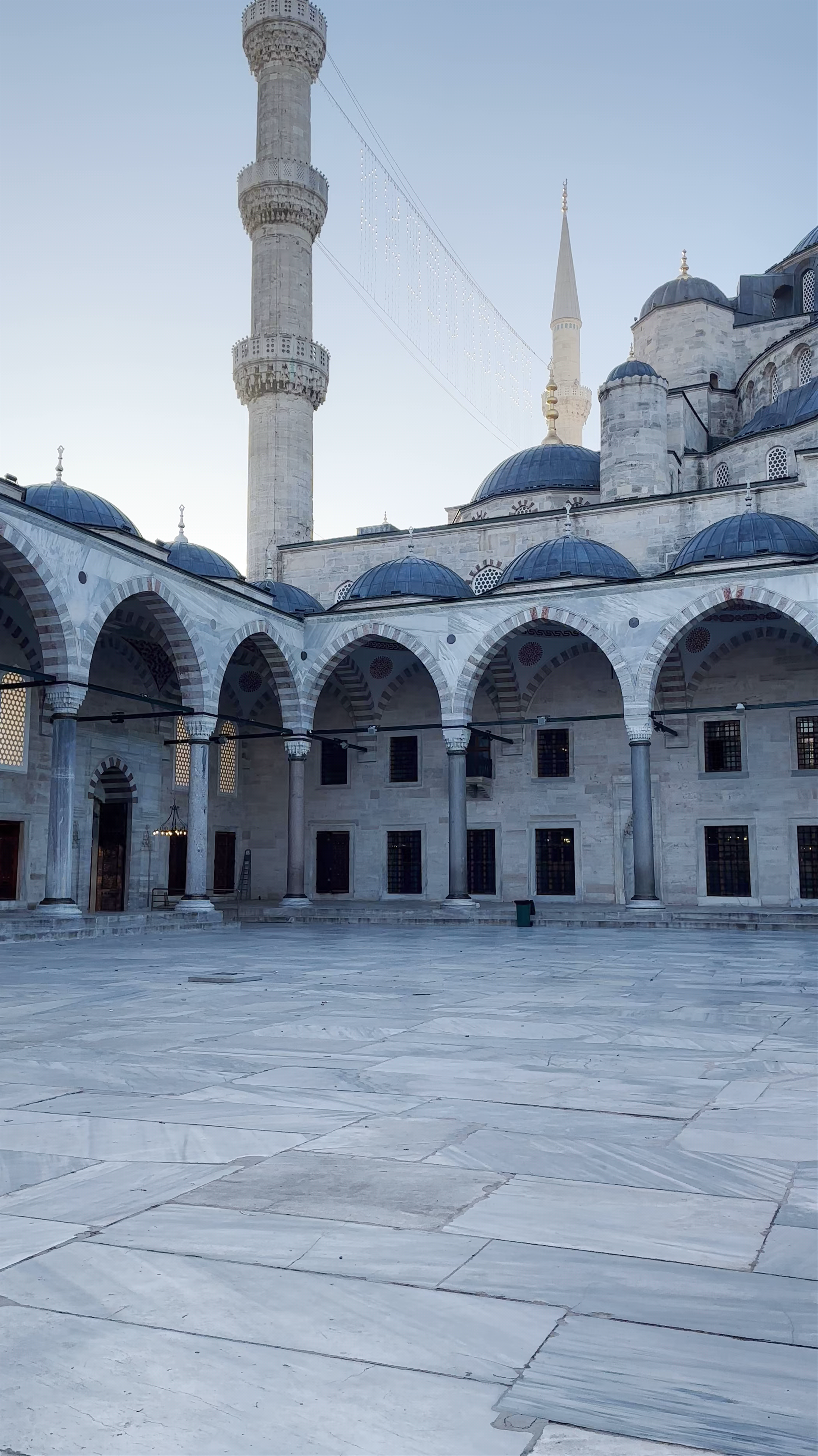 Serene Morning at Binbirdirek Courtyard near Blue Mosque, Istanbul