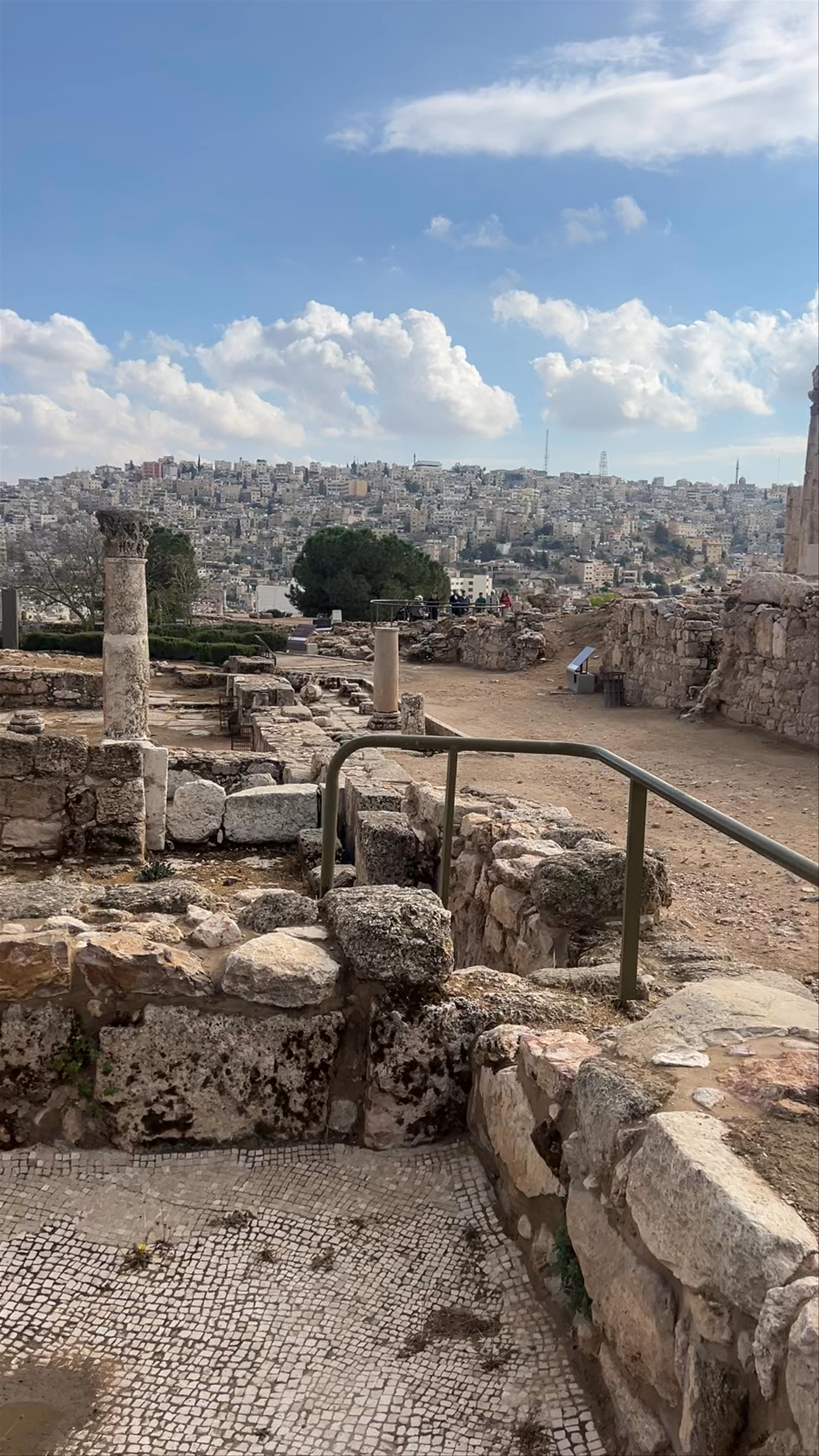 Byzantine Church Ruins with Panoramic Views in Amman, Jordan