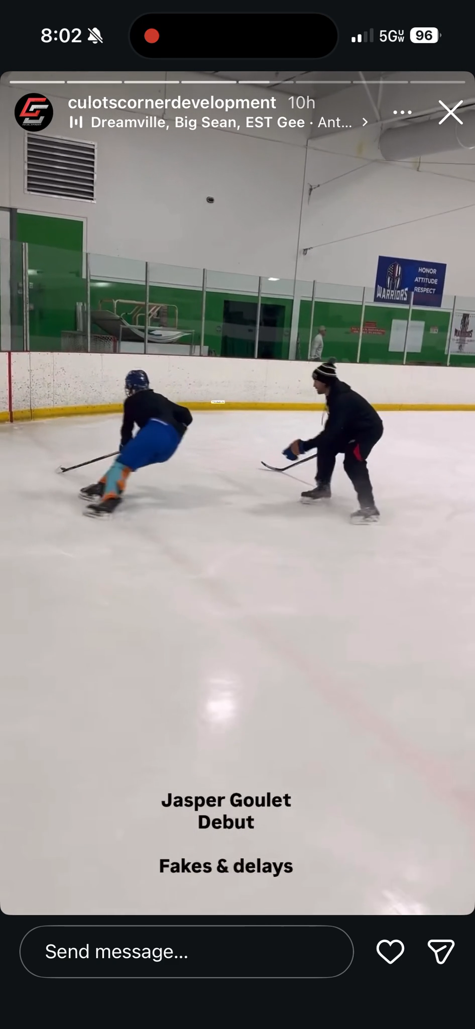 Jasper Goulet's Morning Skate Skills | Mount St. Charles 15U AAA