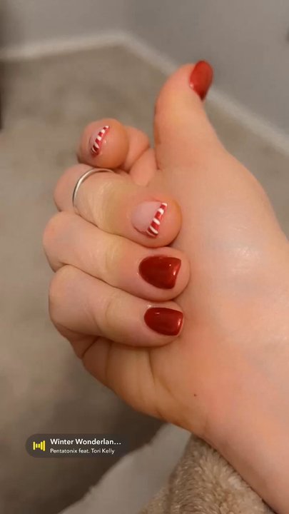 Heavenly Nails & Spa - Christmas nails - Nail Salons Near Me - Mansfield, Texas