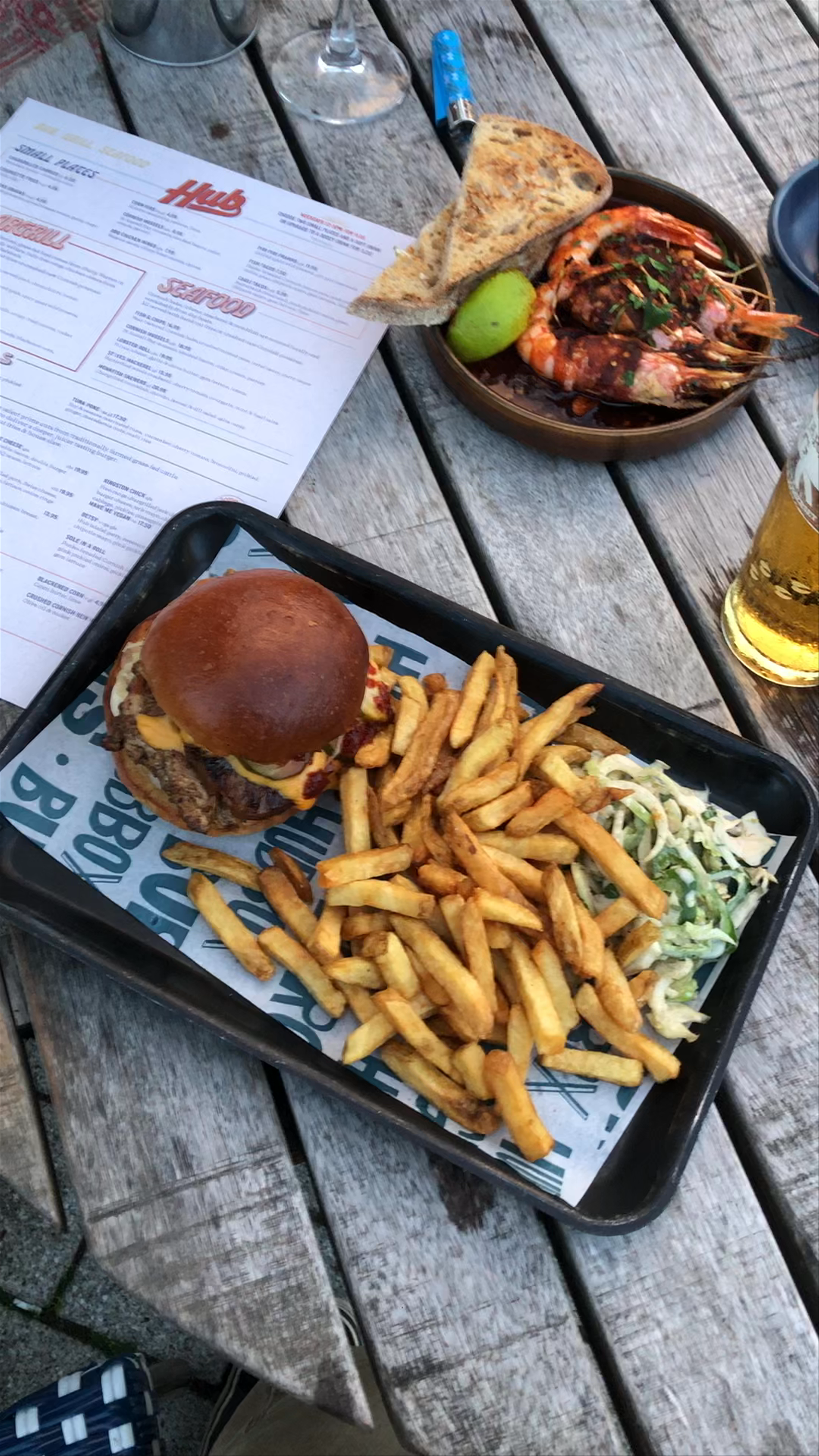 Coastal Dining Experience at Hub Falmouth, UK