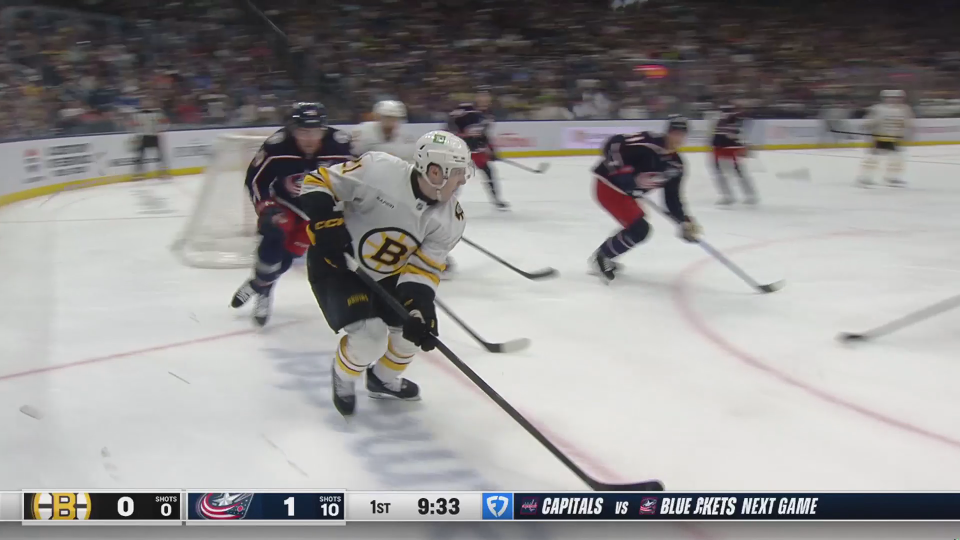 Hagens Records First NHL Point in Debut as Bruins Top Columbus · Apr. 12, 2026