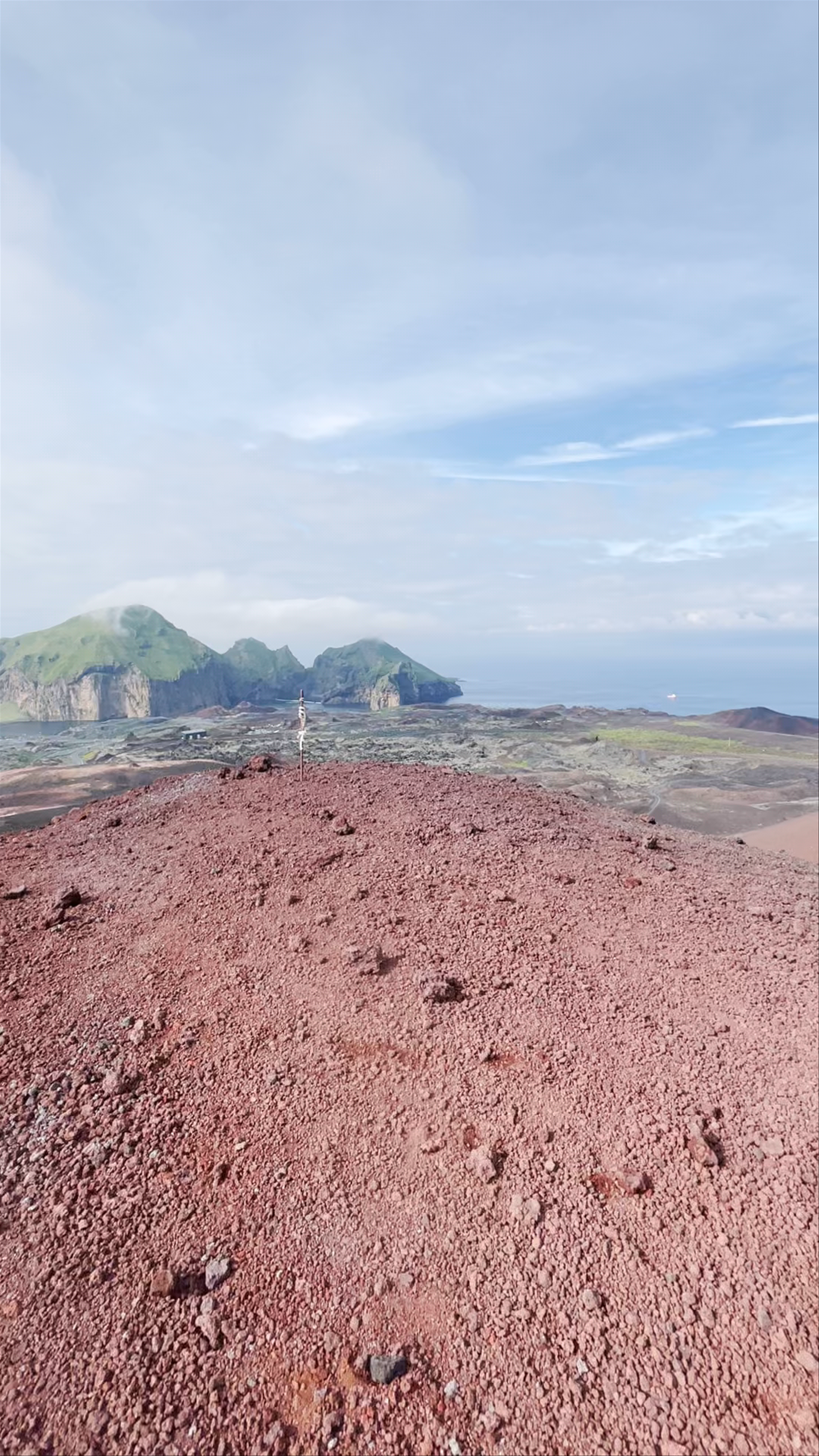 Eldfell volcanic cone