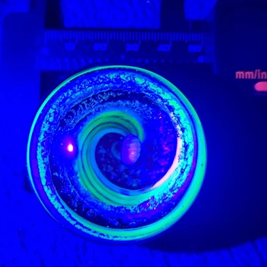 Preview pic of Big vortex marble with opal and UV