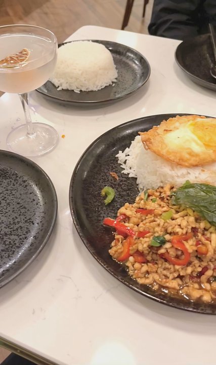 Dok Khao Thai Eatery - Spicy Minced Chicken & Crispy Whole Flounder - Thai Near Me - Columbia, Maryland