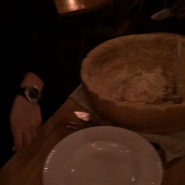 La Réserve - Tagliatelle finished in a parmigiana round. - French Near Me - Morzine, 74