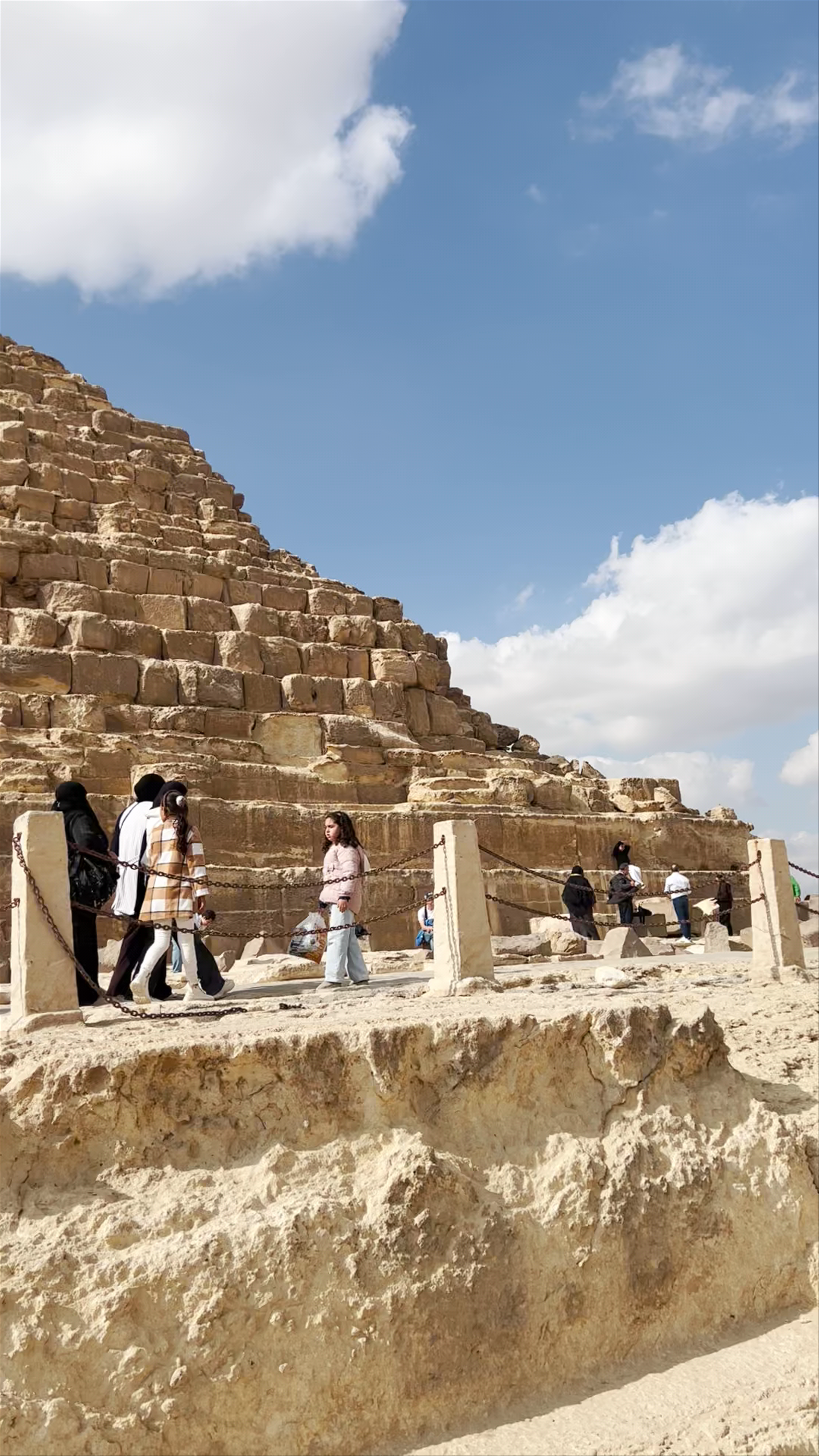 Discovering the Pyramid of Khafre at Al Haram, Egypt