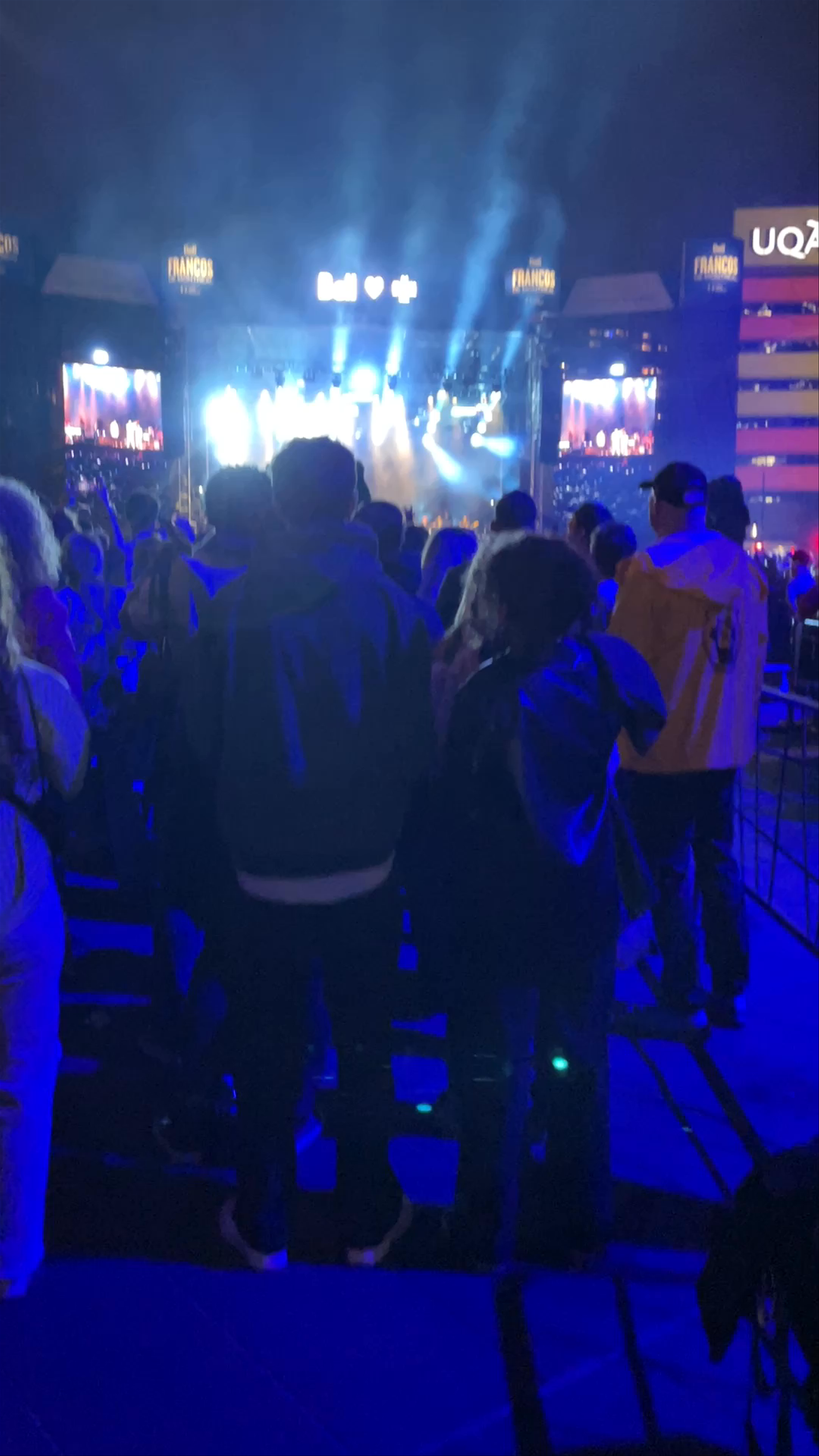 Vibrant Night Concert at Place des Festivals, Montreal