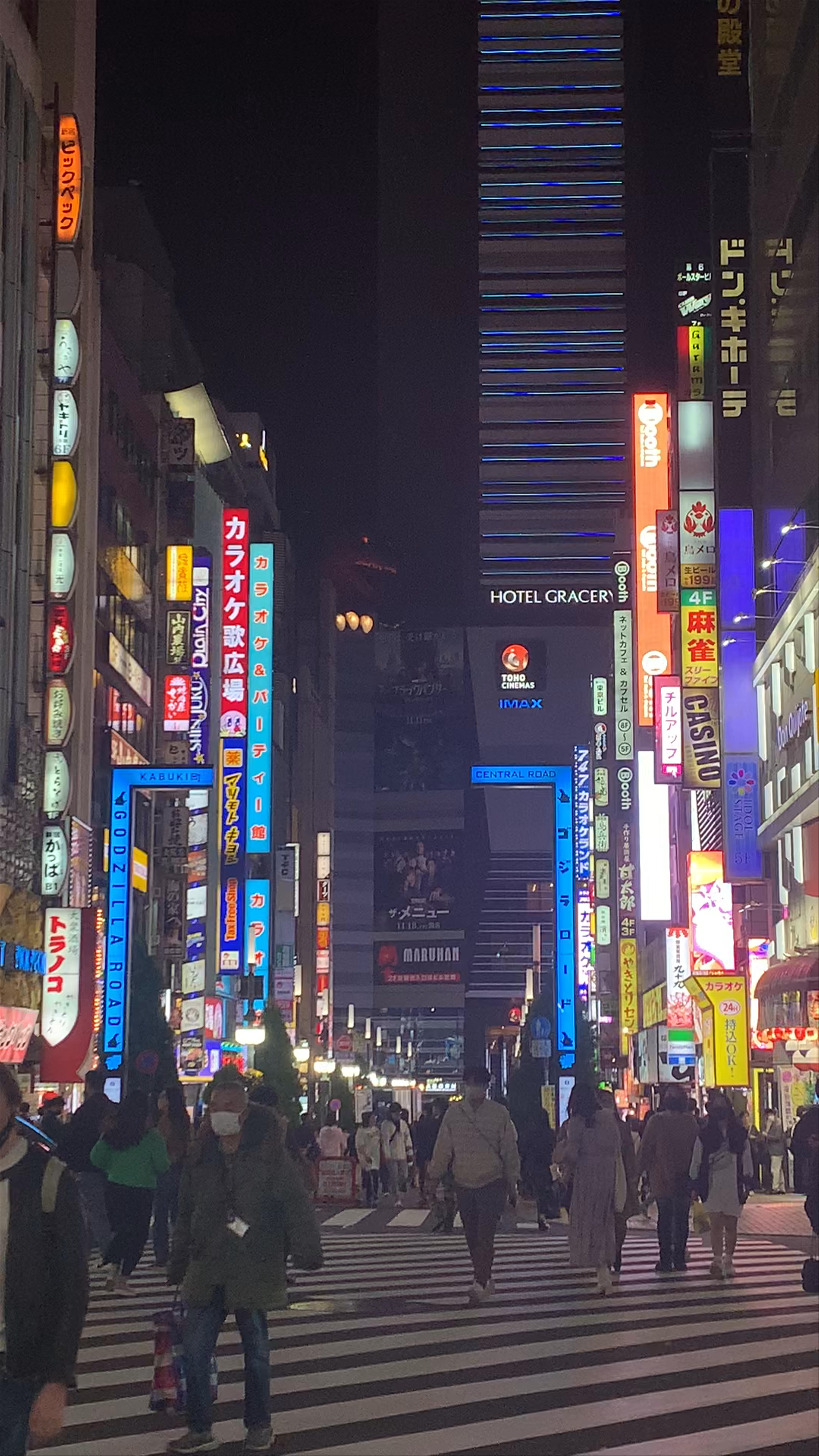 Nightlife and Neon Lights in Shinjuku, Tokyo