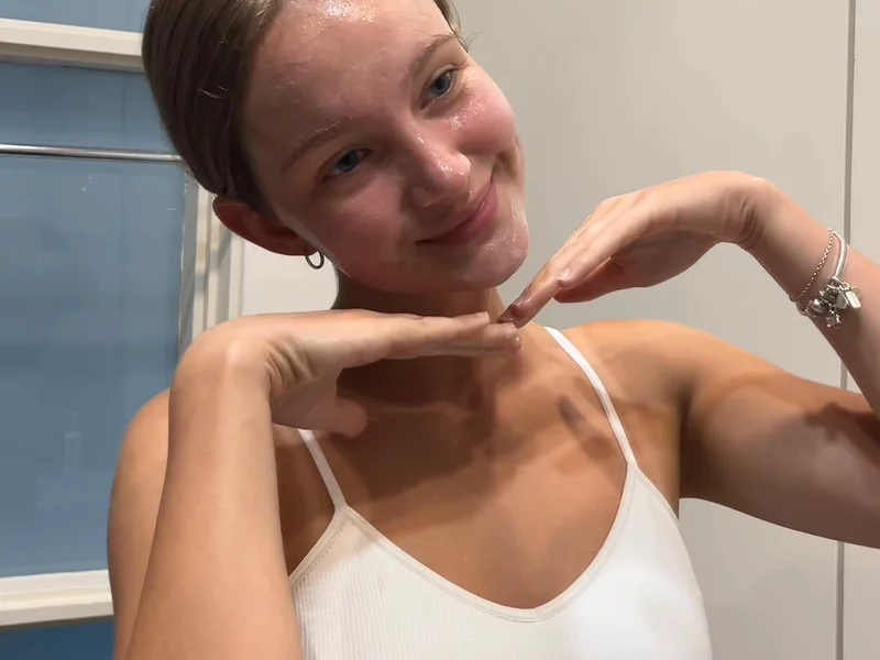 Ad style for skincare