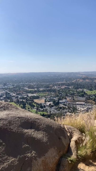 Mount Rubidoux Trail - The cross view - Hiking Near Me - Riverside, California