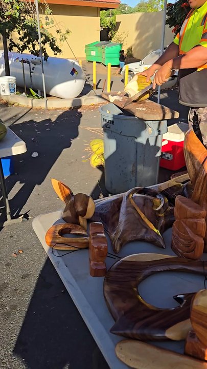 Ko Mahi Ai Makeke - Fresh cut coconut. - Farmers Market Near Me - Kihei, Hawaii
