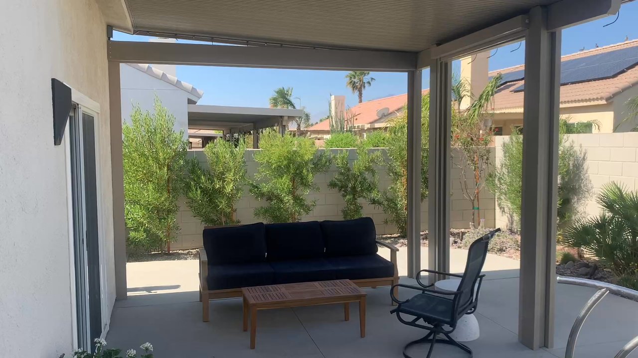 Dropshades - The Dropshades moving into place. - Shades & Blinds Near Me - Palm Desert, California