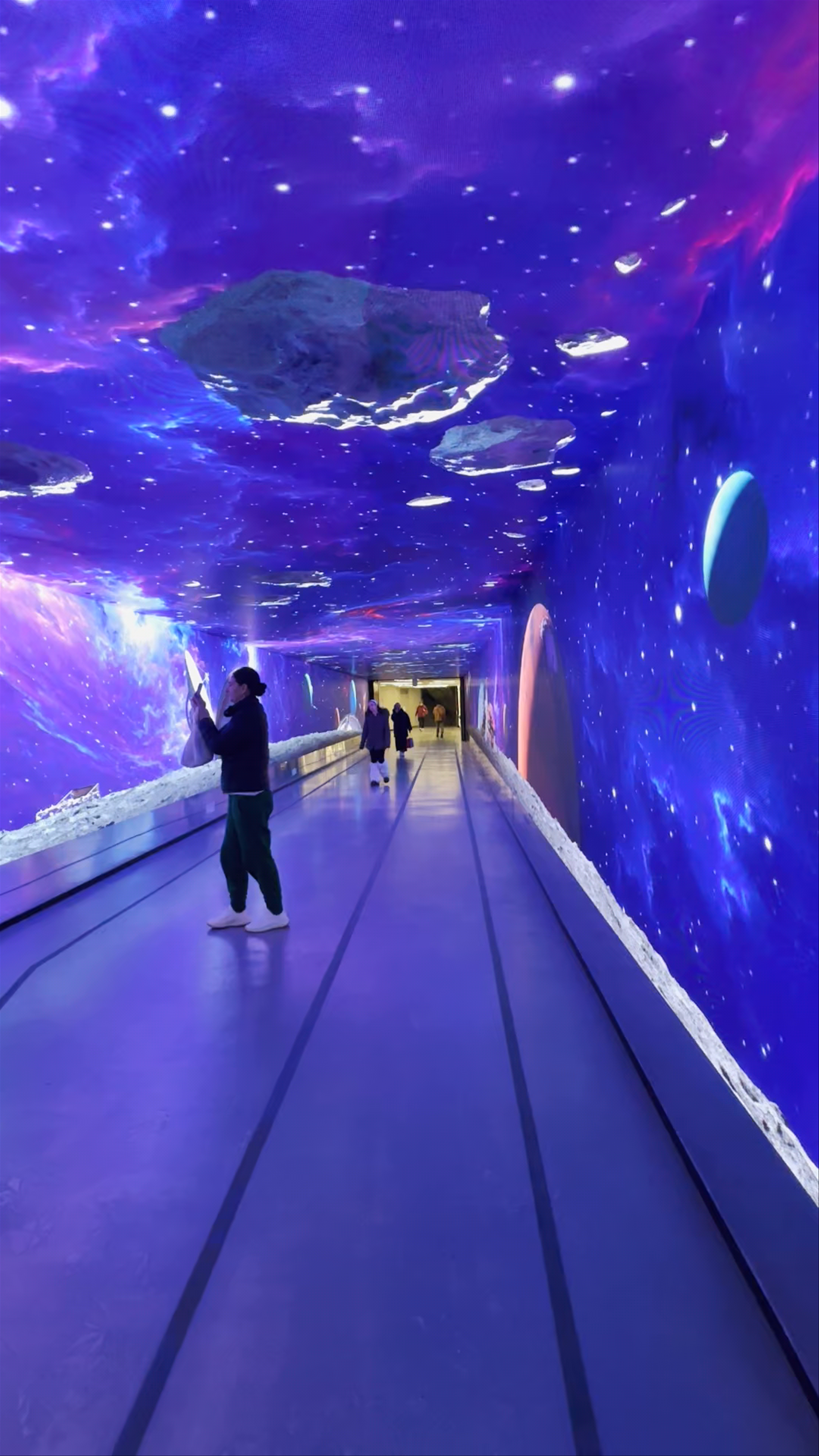 Immersive Space Tunnel Experience at Florence Santa Maria Novella Station