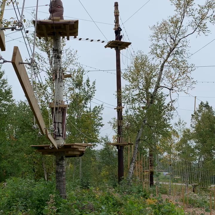North Shore Adventure Park - Legit zip lines! - Climbing Near Me - Silver Bay, Minnesota